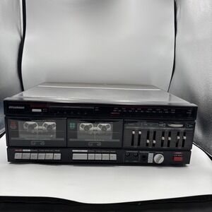 Vintage Sylvania SY-1801 Turntable Record Player/dual tape recording deck/Stereo